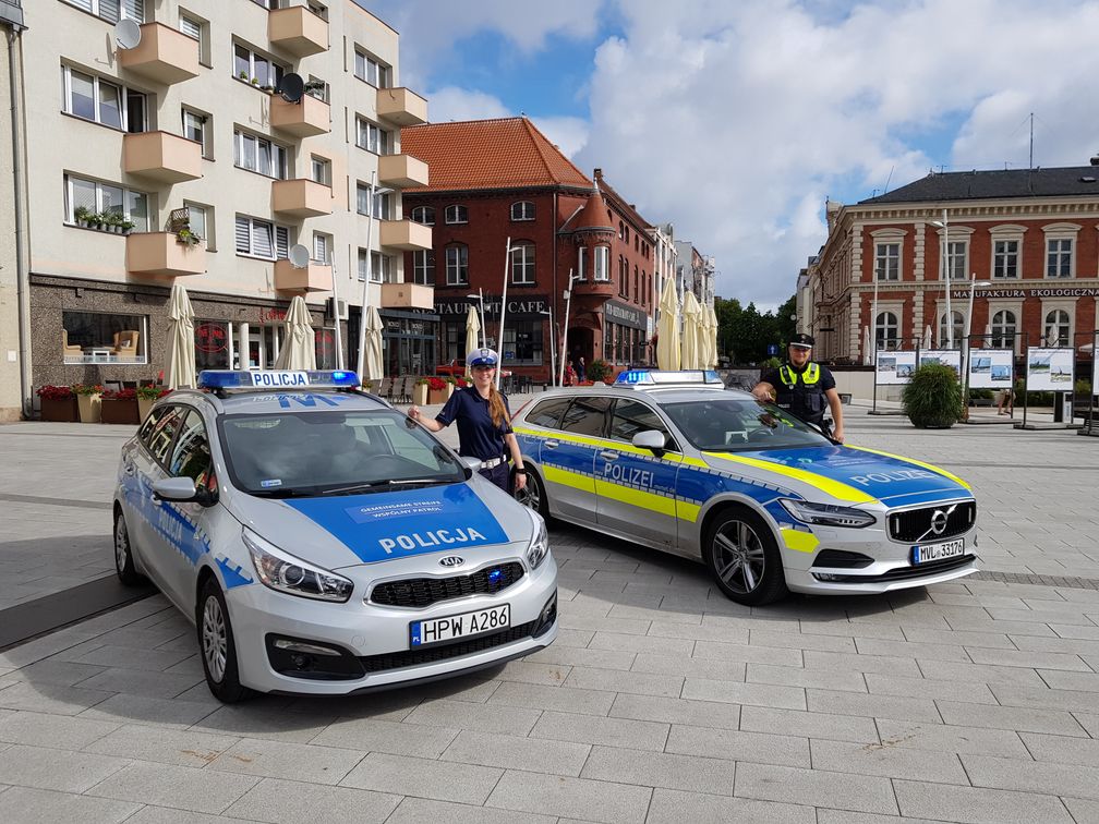 Marktplatz in Swinemünde Bild: Polizei