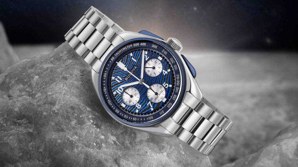 Lunar Pilot Chronograph mit Timascus-Zifferblatt Bild: BULOVA Fotograf: BULOVA