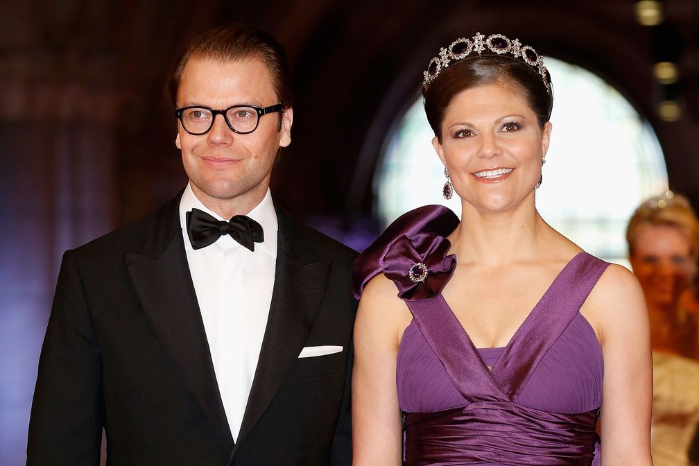 Kronprinzessin Victoria und Prinz Daniel 2013 zu Besuch am niederländischen Hof Bild: "obs/ZDF/wireimage/Michel Porro"