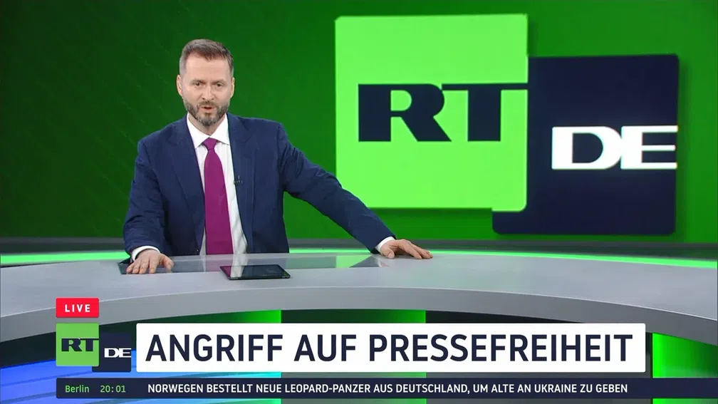 Bild: Screenshot RT DE / Eigenes Werk