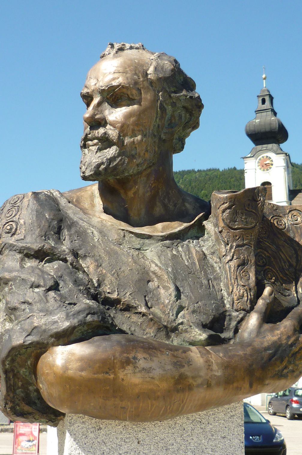 Klimt-Denkmal in Unterach am Attersee