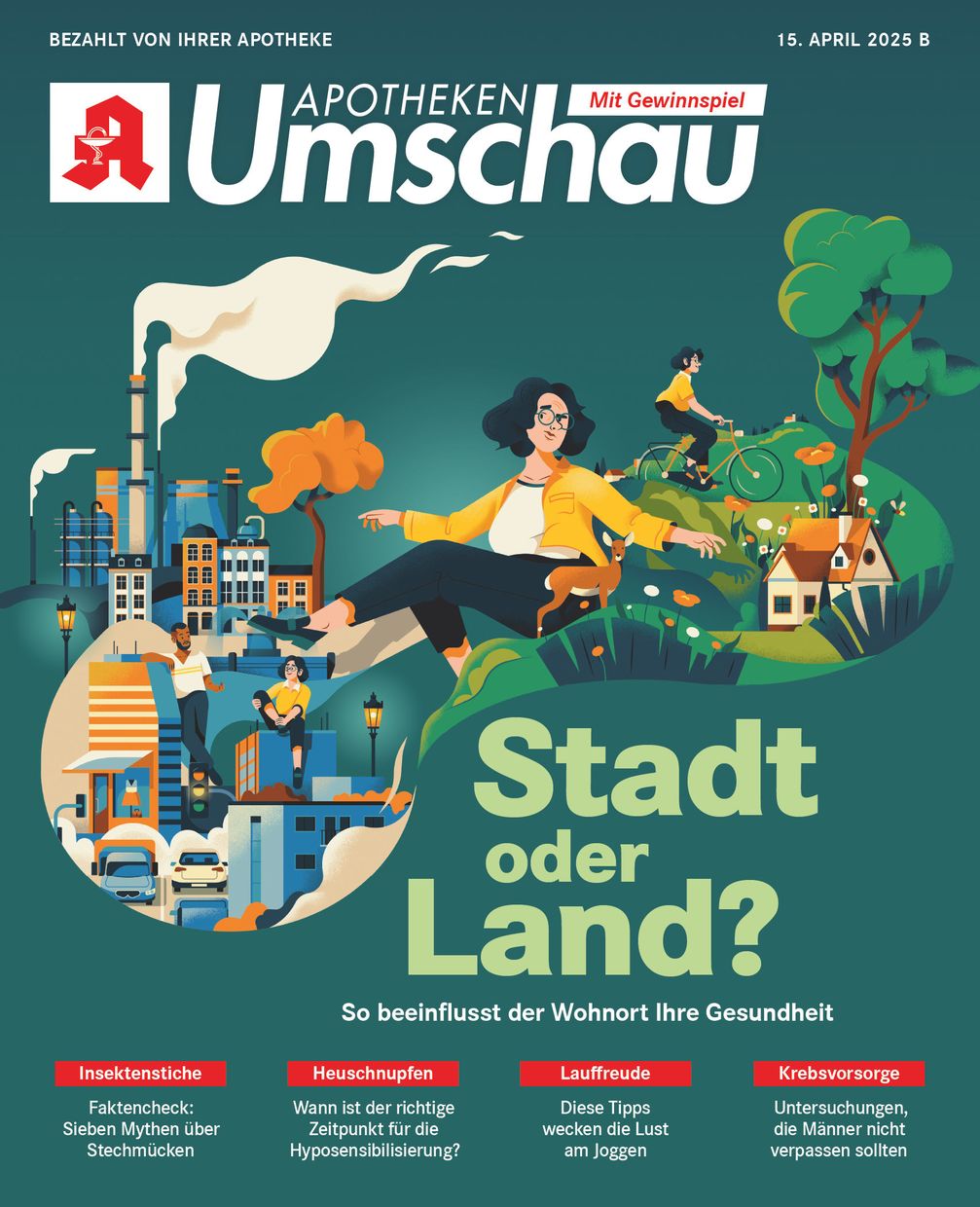 "Titelbild Apotheken Umschau 4B/2025"
