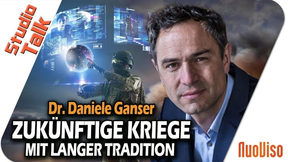 Bild: Screenshot Video: "Zukünftige Kriege mit langer Tradition - Dr. Daniele Ganser im NuoViso Talk" (https://youtu.be/IEXoe5yJYK8) / Eigenes Werk
