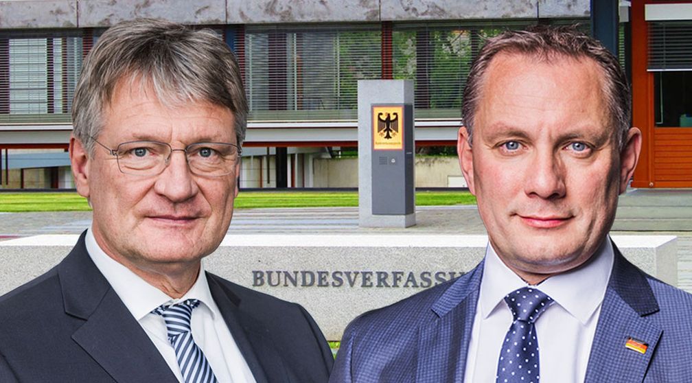 Prof. Dr. Jörg Meuthen und Tino Chrupalla (2021)