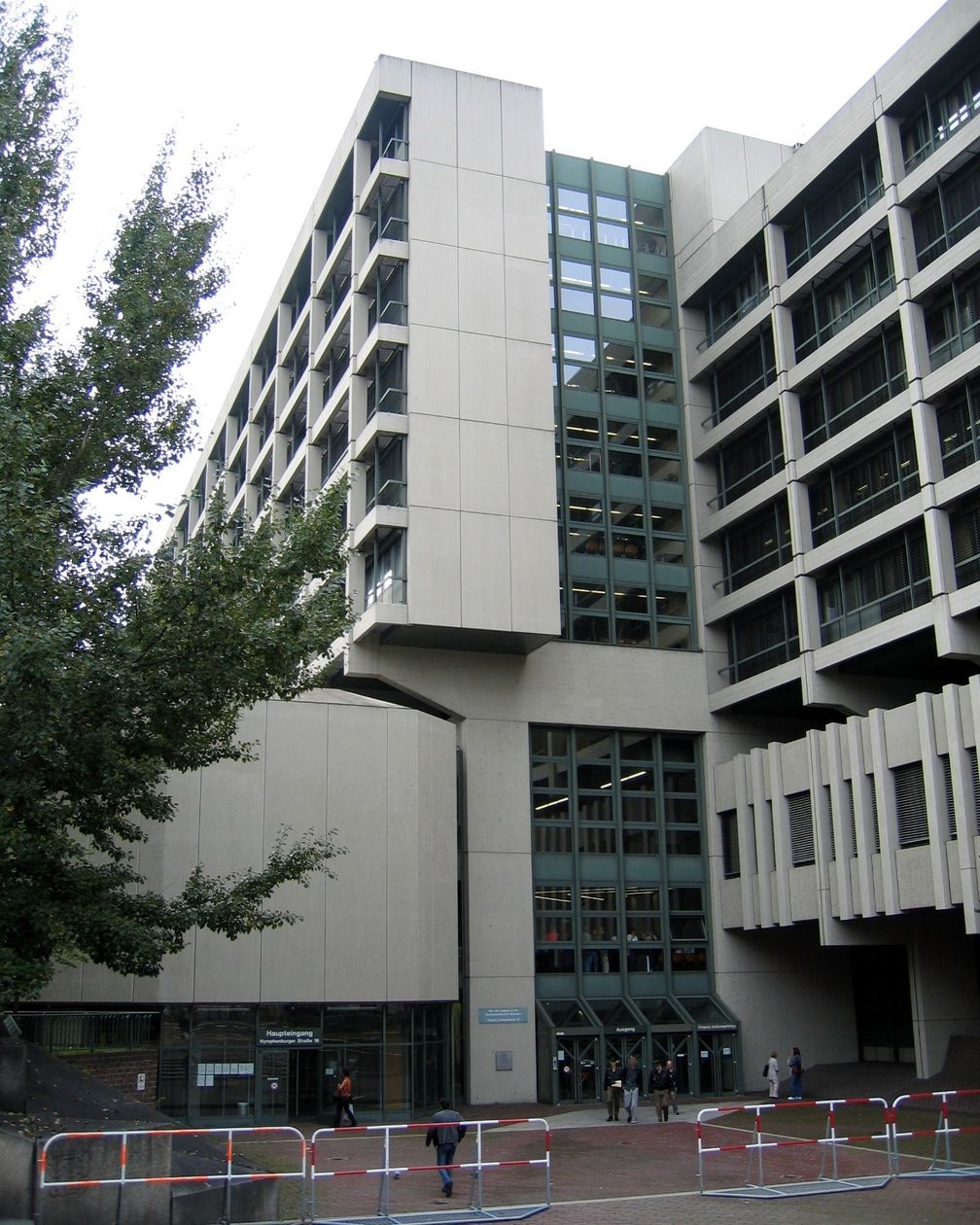 Der Ort des NSU Prozesses: Das Strafjustizzentrum in der Nymphenburger Straße 16 in München