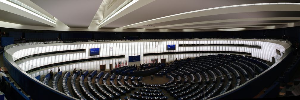 Plenarsaal des Europäischen Parlaments in Straßburg