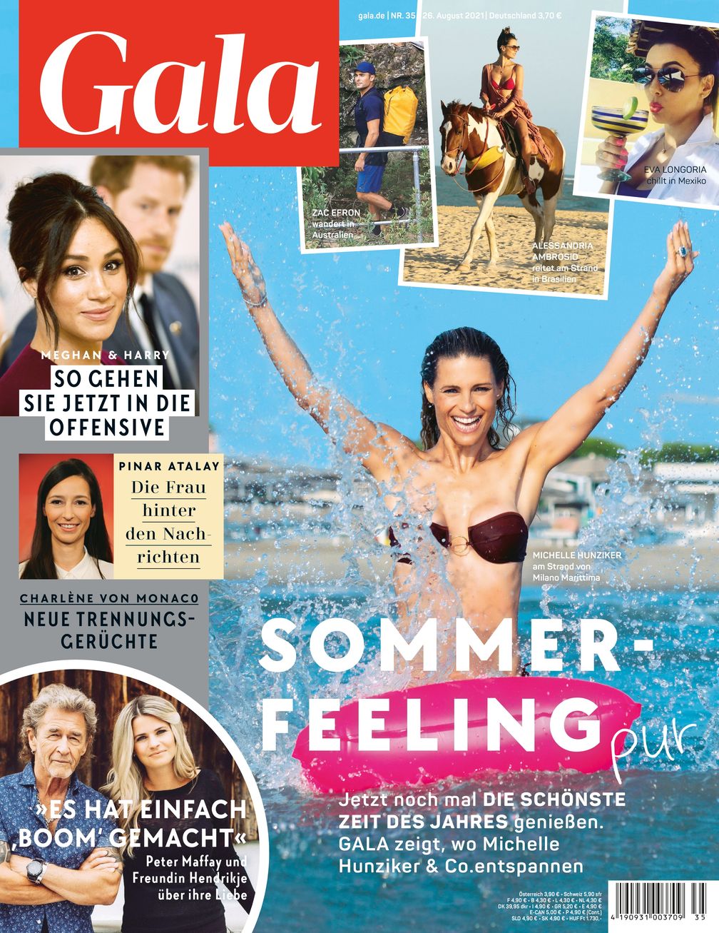 Cover GALA 35/2021 (EVT: 26. August 2021)  Bild: GALA, Gruner + Jahr Fotograf: Gruner+Jahr, Gala