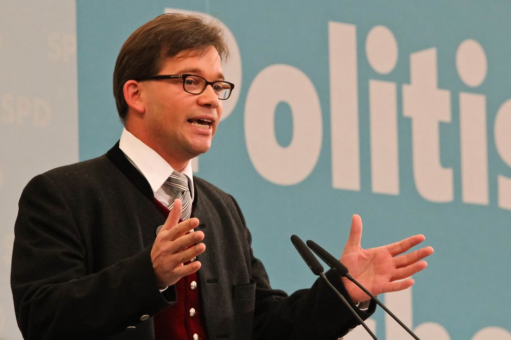 Florian Pronold beim Politischen Aschermittwoch in Vilshofen an der Donau 2012.