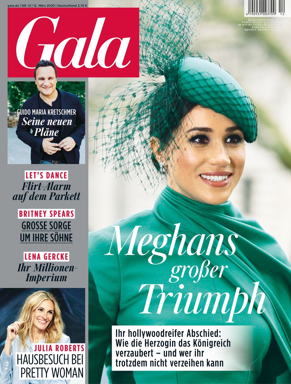 GALA Cover 12/20 (EVT: 12. März 2020).  Bild: "obs/Gruner+Jahr, Gala"