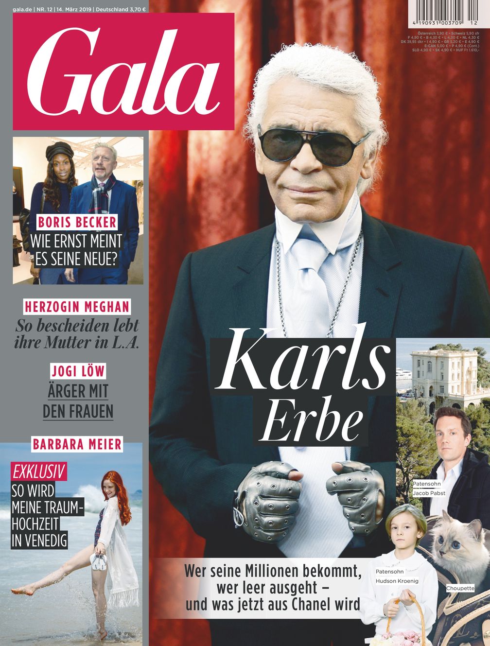 Cover GALA 12/2019, EVT 14.03.2019 / Bild: "obs/Gruner+Jahr, Gala"