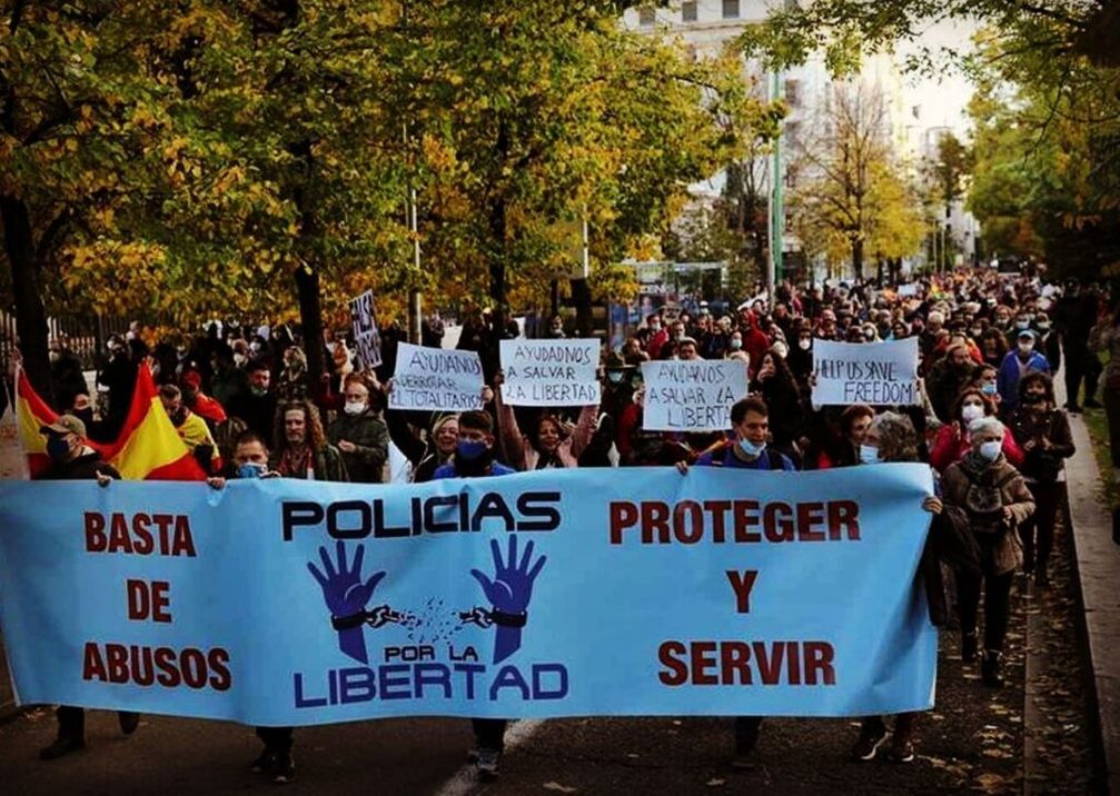 Bild: Screenshot Internetseite: "https://www.policiasporlalibertad.org/" / Eigenes Werk