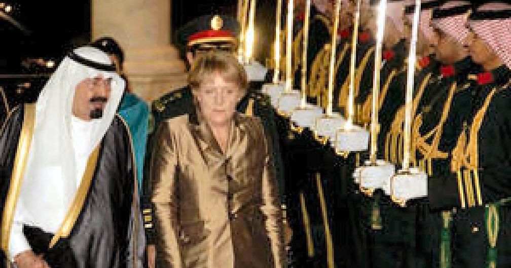 Merkel in Saudi-Arabien