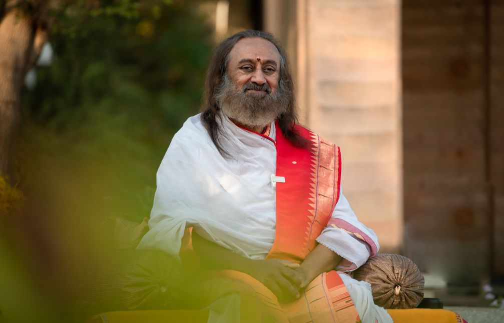 Sri Sri Ravi Shankar im April 2022  Bild Art of Living Germany e.V. Fotograf: Art of Living Germany e.V.