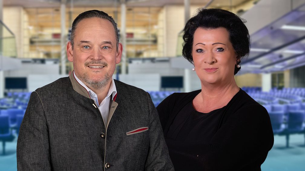 Martin Reichardt und Birgit Bessin (2025) Bild: AfD Deutschland