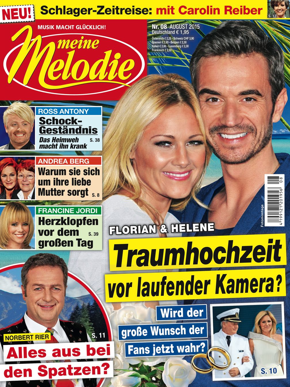 Cover Meine Melodie August 2015. Bild: "obs/Meine Melodie"