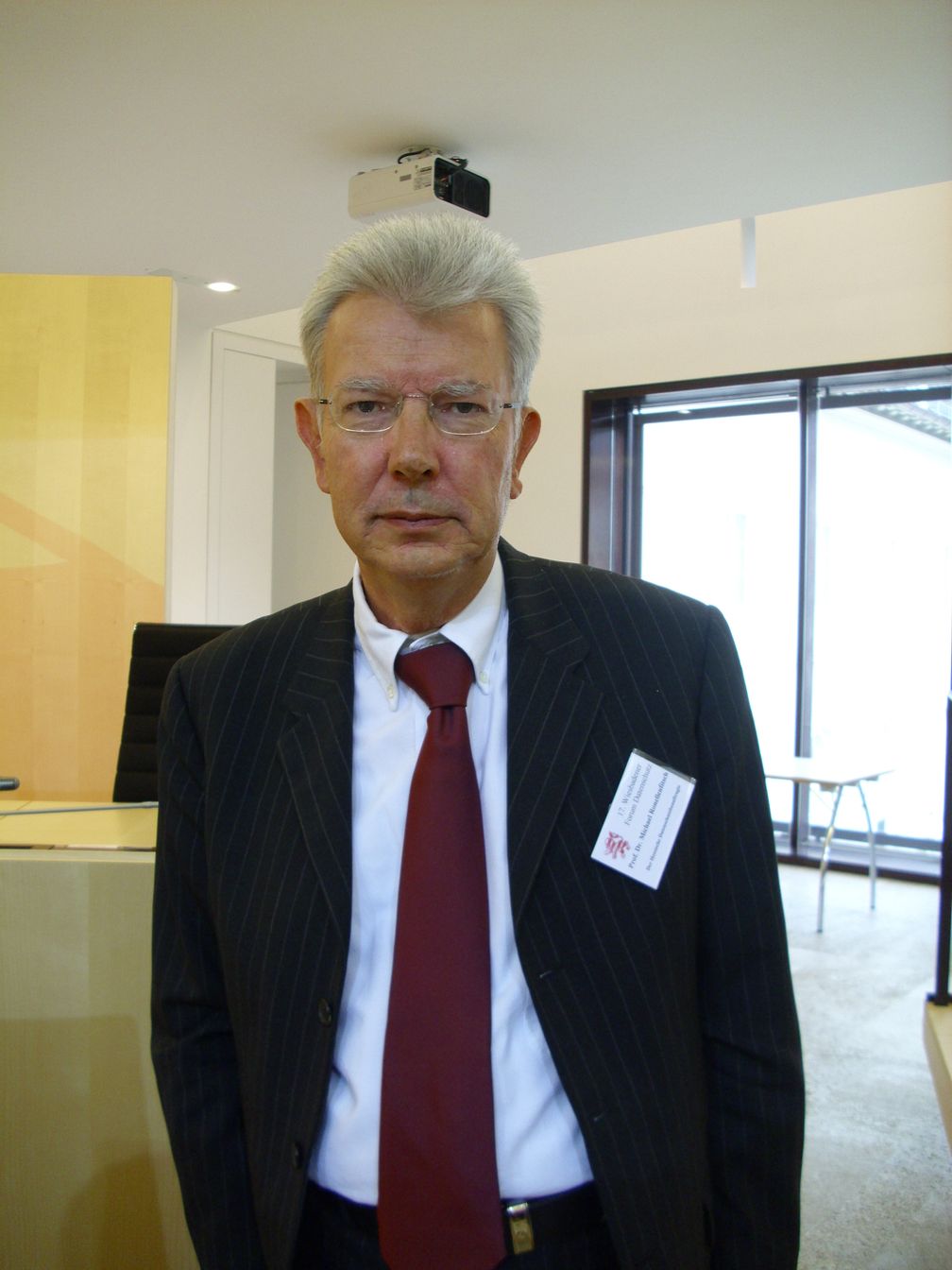 Michael Ronellenfitsch beim 17. Wiesbadener Forum Datenschutz, Oktober 2009