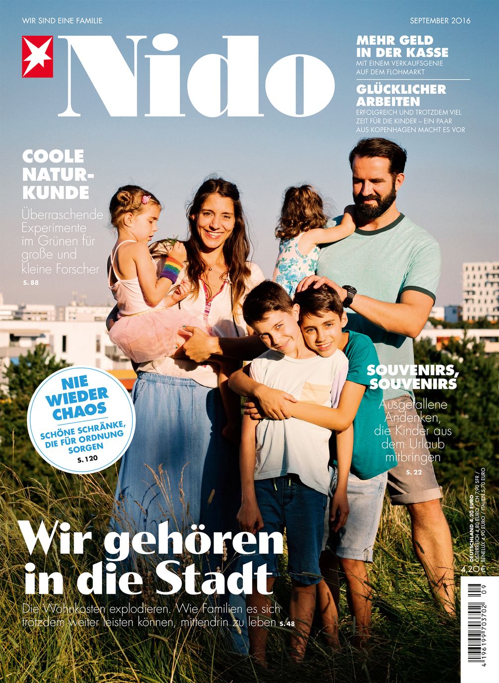 Cover NIDO 09/2016. Bild: "obs/Gruner+Jahr, Nido"