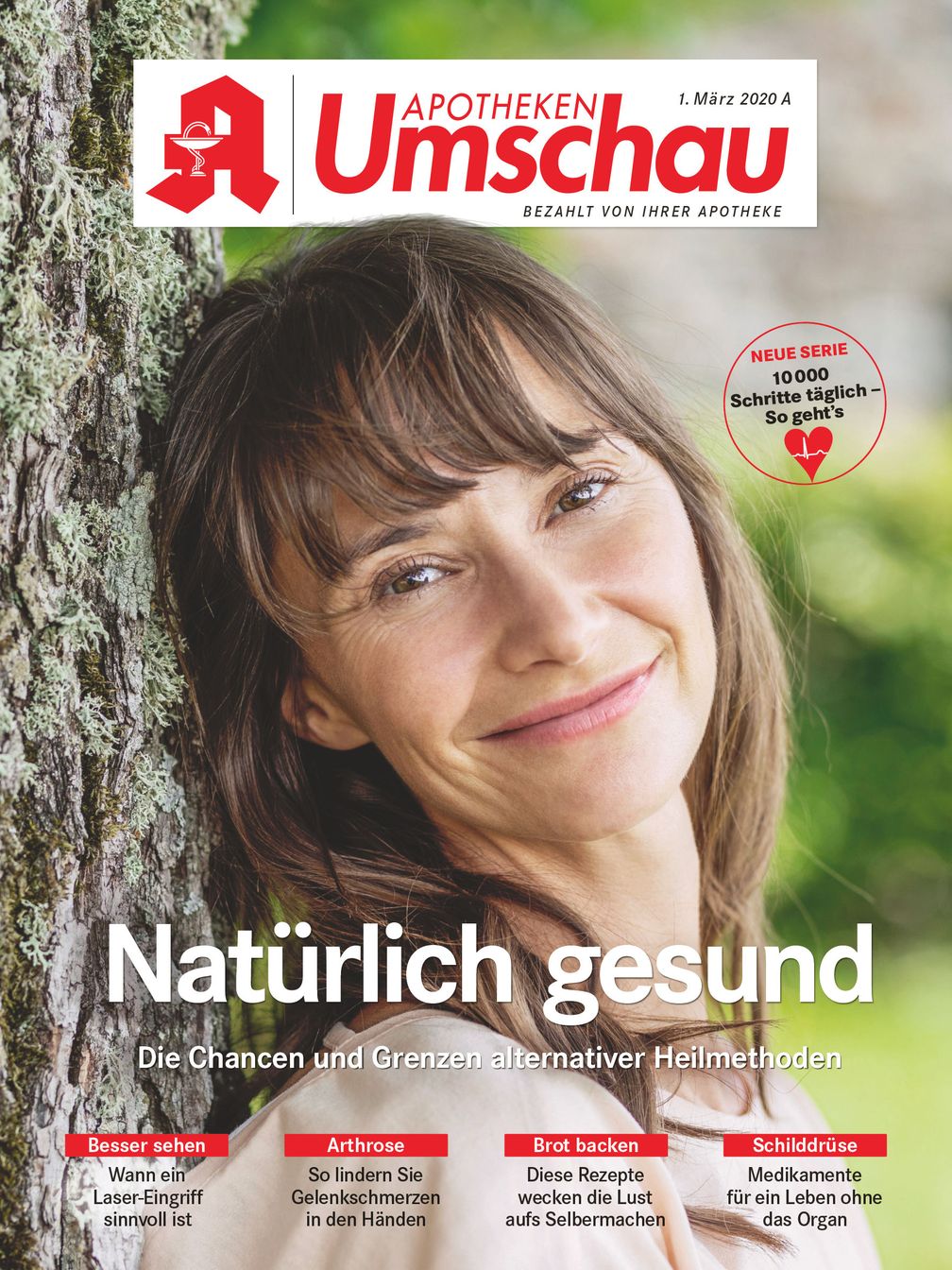 Titelbild Apotheken Umschau (A) 3/2020.  Bild: "obs/Wort & Bild Verlag - Gesundheitsmeldungen/Wort&Bild Verlag GmbH & Co. KG"