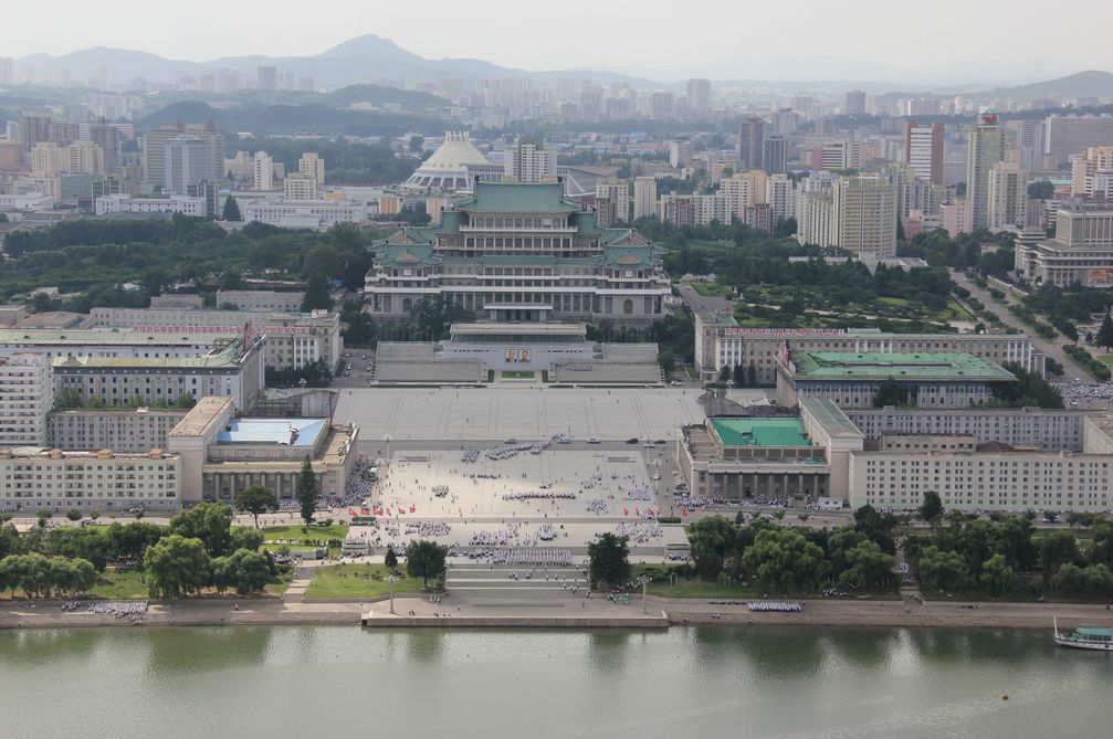 Panoramablick auf Pjöngjang, Archivbild