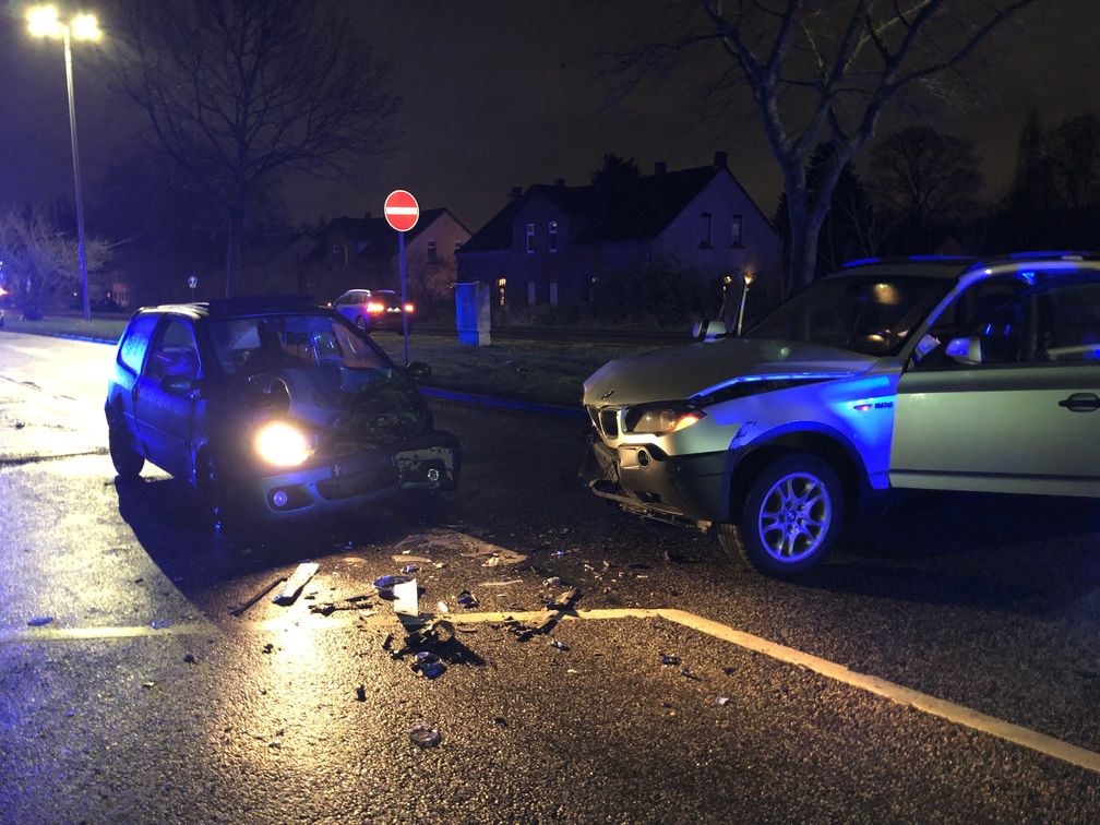 Unfall auf der Stockholmer Straße Bild: Polizei