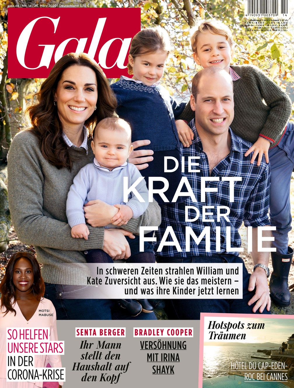 GALA Cover 14/2020 (EVT: 26. März 2020)  Bild: "obs/Gruner+Jahr, Gala"