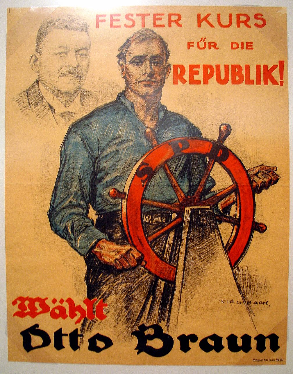 SPD Plakat von 1924 (Symbolbild)