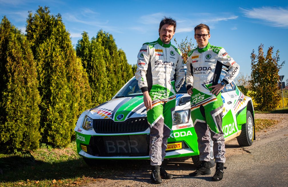 Das SKODA AUTO Deutschland Duo Fabian Kreim/Frank Christian (D/D)