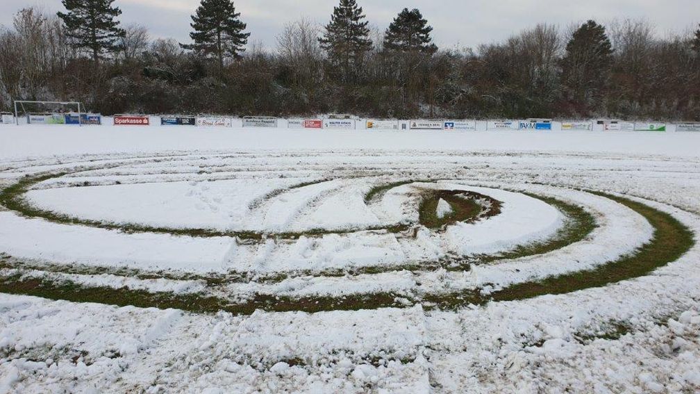 Sportplatz Blaufelden Bild: Polizei