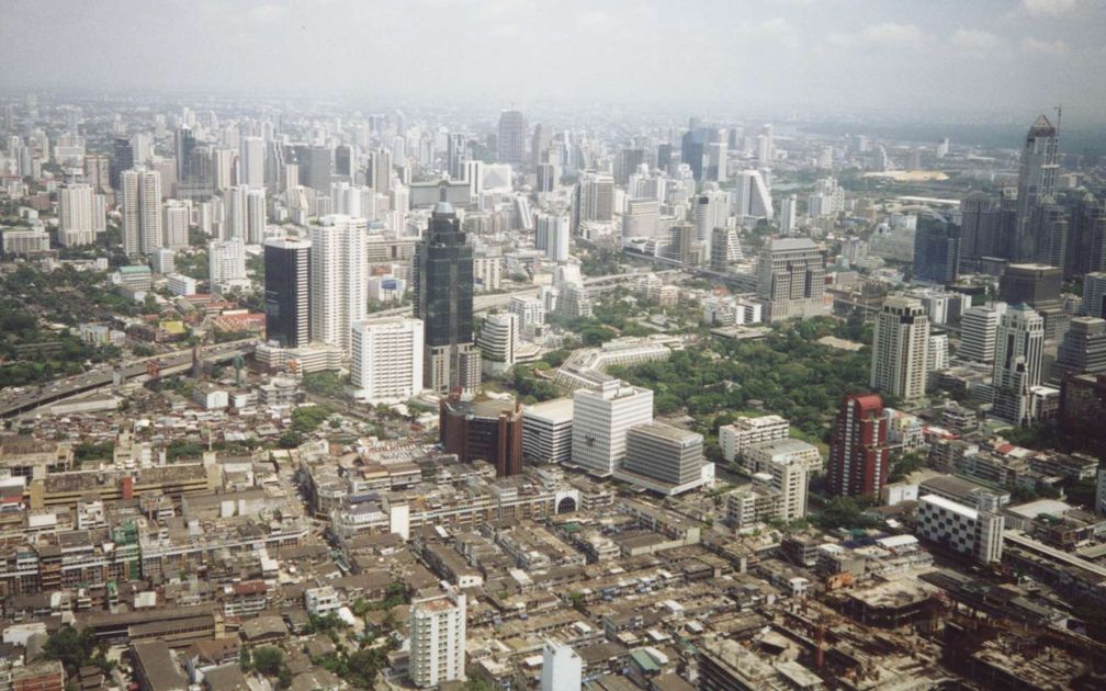 Bangkok: Blick über die Stadt