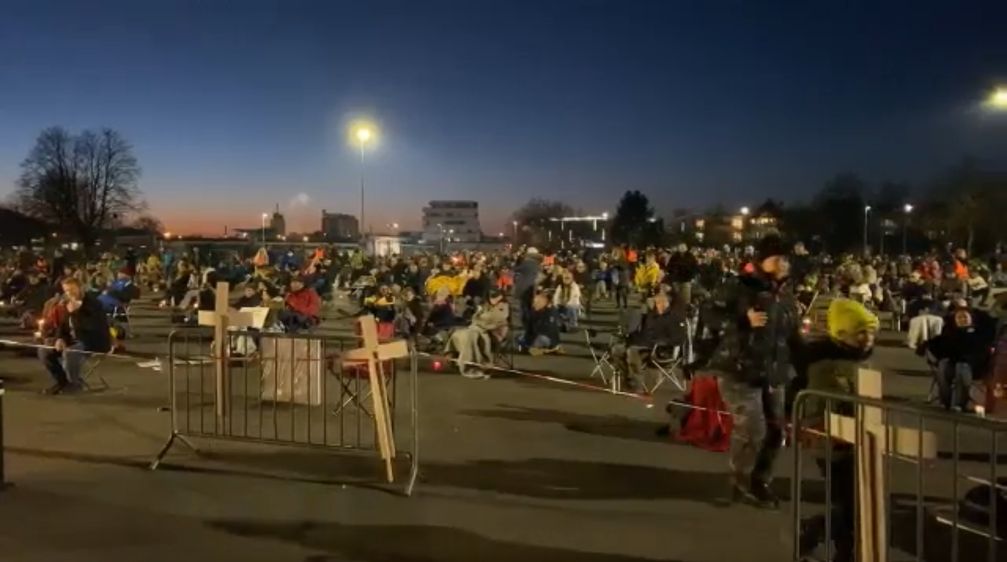 Querdenken Sitzdemo in Sinsheim am 27.11.2020.