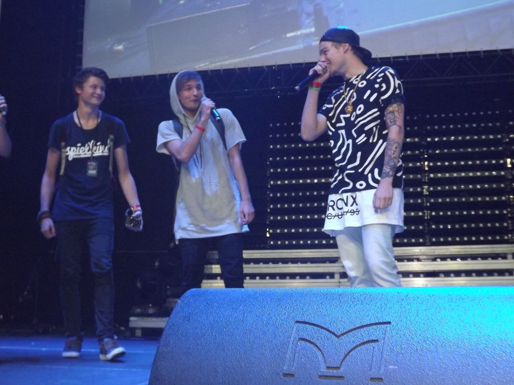 Dner (links) bei den Videodays 2014