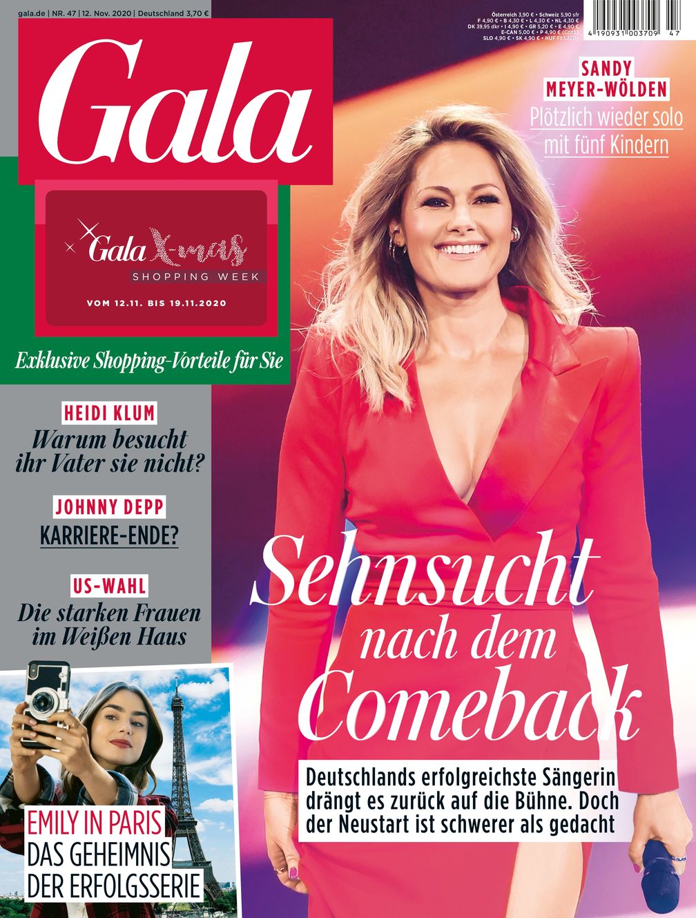 GALA Cover 47/2020 (EVT: 12. November 2020) / Bild: "obs/Gruner+Jahr, Gala"