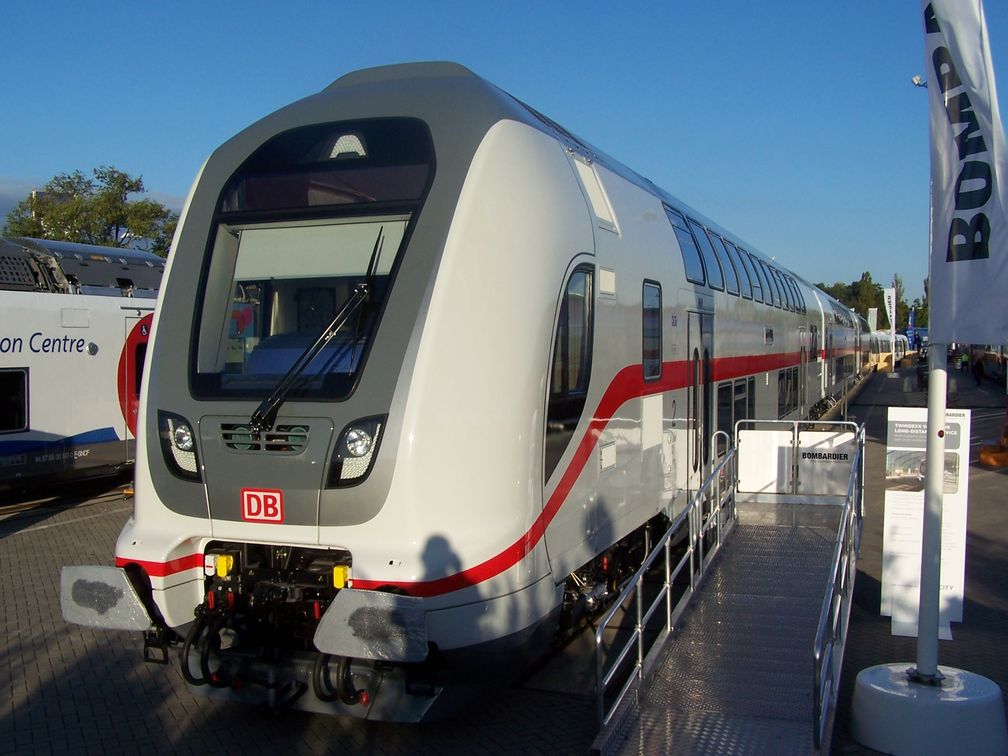 Bombardier Twindexx Intercity 2-Doppelstockwagen auf der InnoTrans 2014