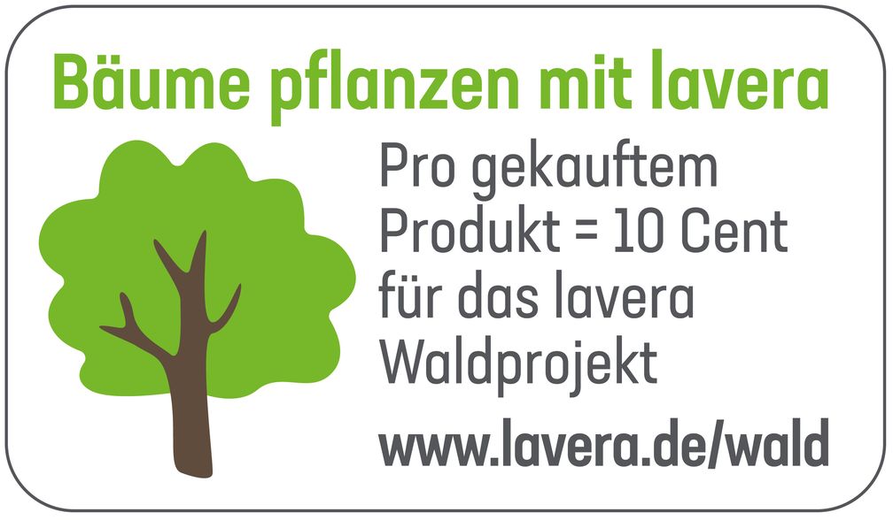 Grünes Label auf ausgewählten lavera Naturkosmetik Produkten / Weiterer Text über ots und www.presseportal.de/nr/64783 / Die Verwendung dieses Bildes ist für redaktionelle Zwecke unter Beachtung ggf. genannter Nutzungsbedingungen honorarfrei. Veröffentlichung bitte mit Bildrechte-Hinweis. Bildrechte: Laverana GmbH Fotograf: Laverana GmbH