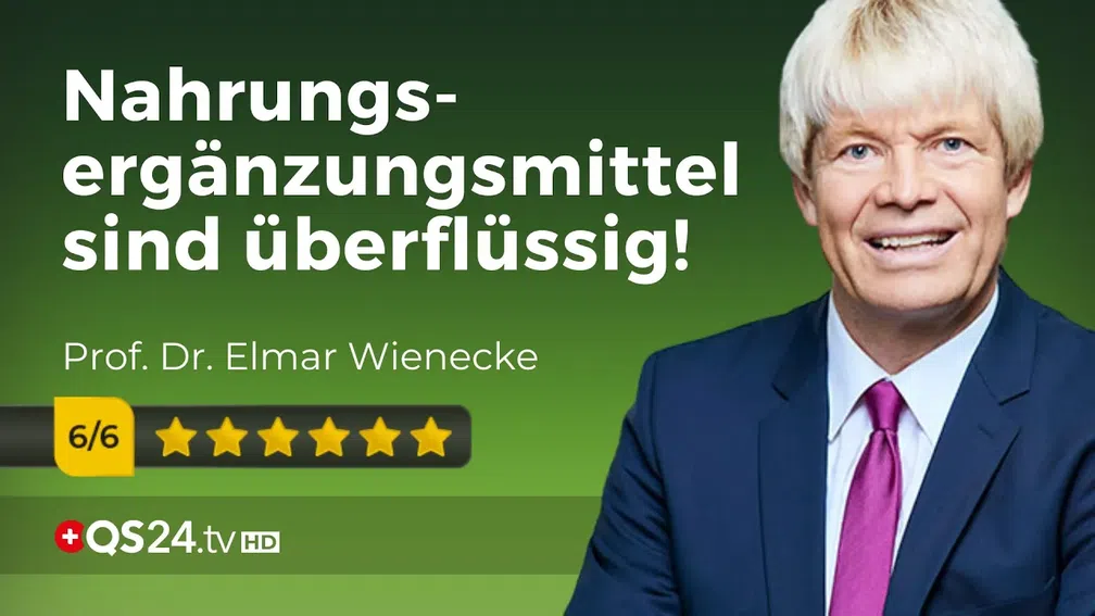 Bild: SS Video: " Mikronährstoffmangel gibt es nicht! | QS24 macht den Test! (4/5) | Prof. Dr. Elmar Wienecke | QS24" (https://youtu.be/nkh3yrDsPnA) / Eigenes Werk