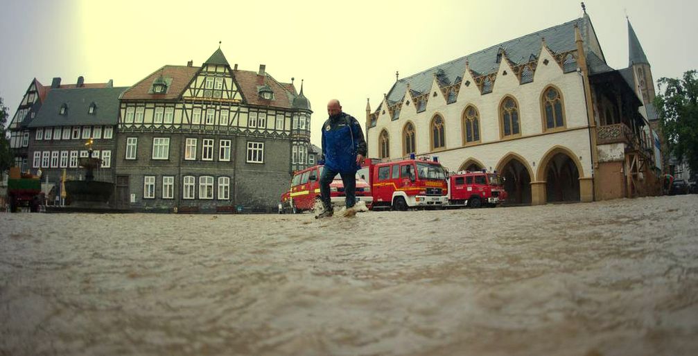 Hochwasser in Raum Gosslar