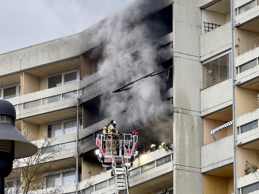 Hochhausbrand Bergisch Gladbach