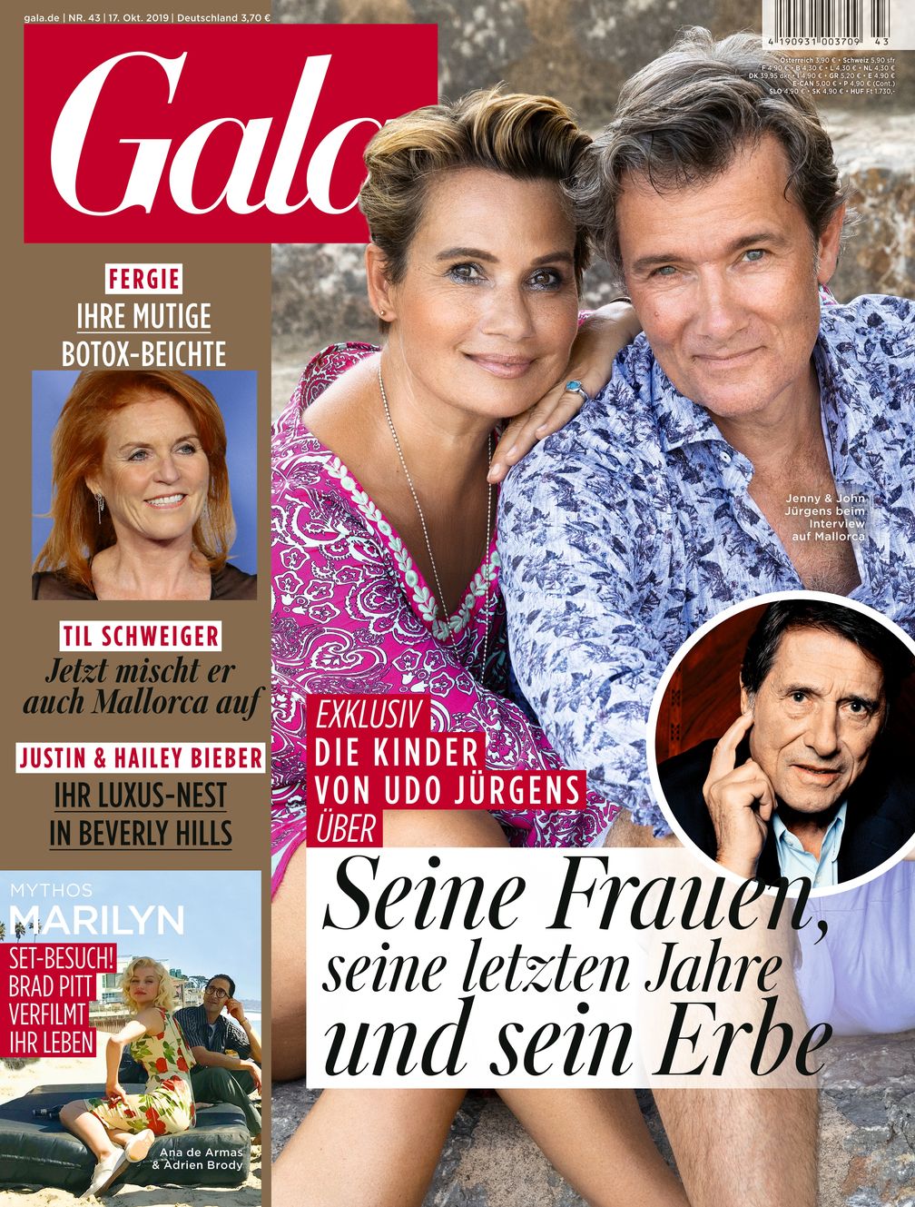 GALA Cover 43/2019 (EVT: 17.10.2019) Bild: "obs/Gruner+Jahr, Gala"