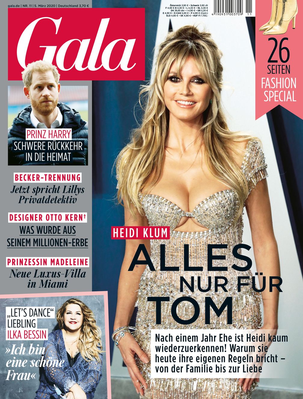 GALA Cover 11/2020 (EVT: 5. März 2020). Bild: "obs/Gruner+Jahr, Gala"