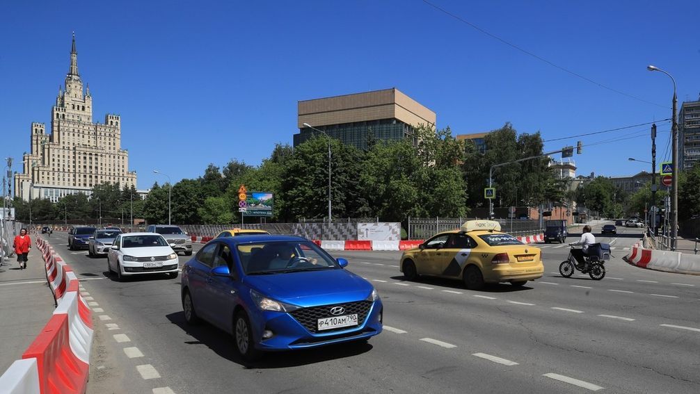 Der Platz vor der US-Botschaft in Moskau, der zum "Platz der Donezker Volksrepublik" umbenannt wird.