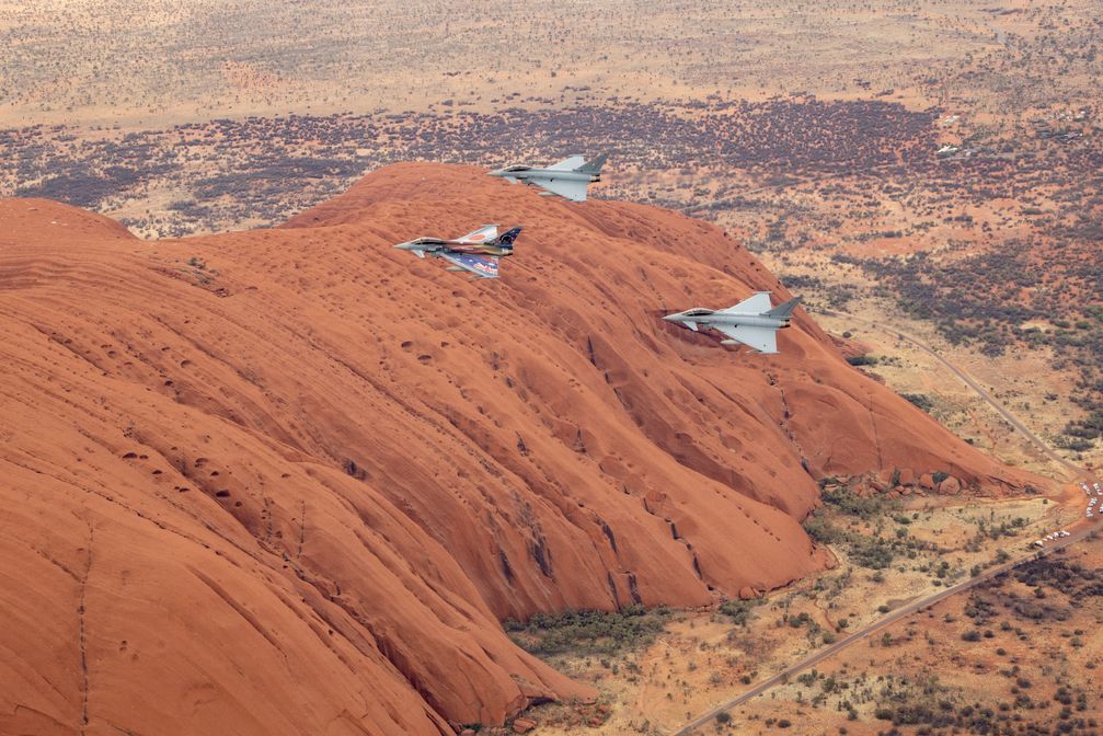 9. September 2022 - Flug zum Uluru. Bild: Bundeswehr/Christian Timmig