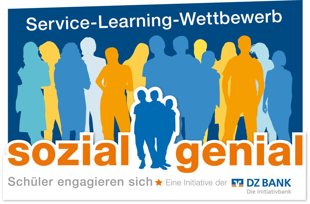 Motiv des 2. Service Learning Wettbewerbs der Stiftung Aktive Bürgerschaft. Bild: "obs/Stiftung Aktive Bürgerschaft"