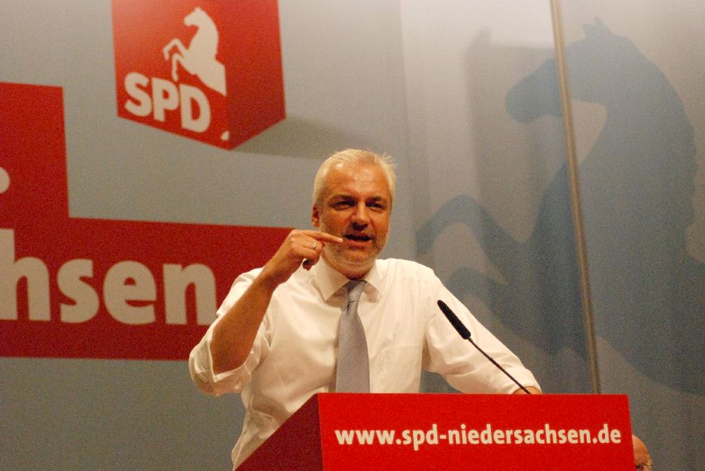 Garrelt Duin bei der Aufstellung der SPD-Landesliste Niedersachsen zur Bundestagswahl 2009.