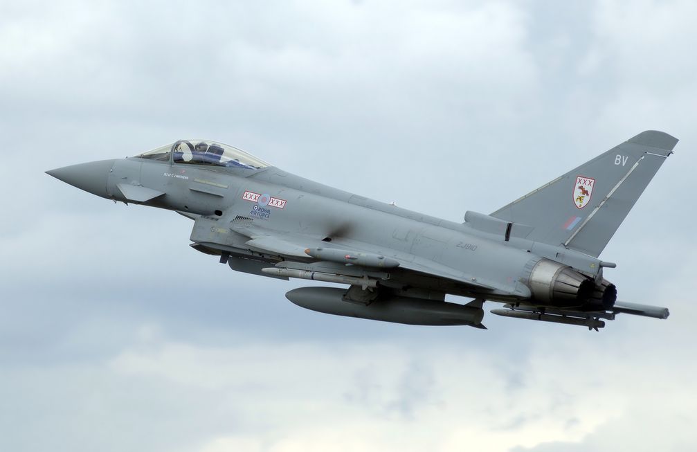 Eurofighter Typhoon F2 der Royal Air Force