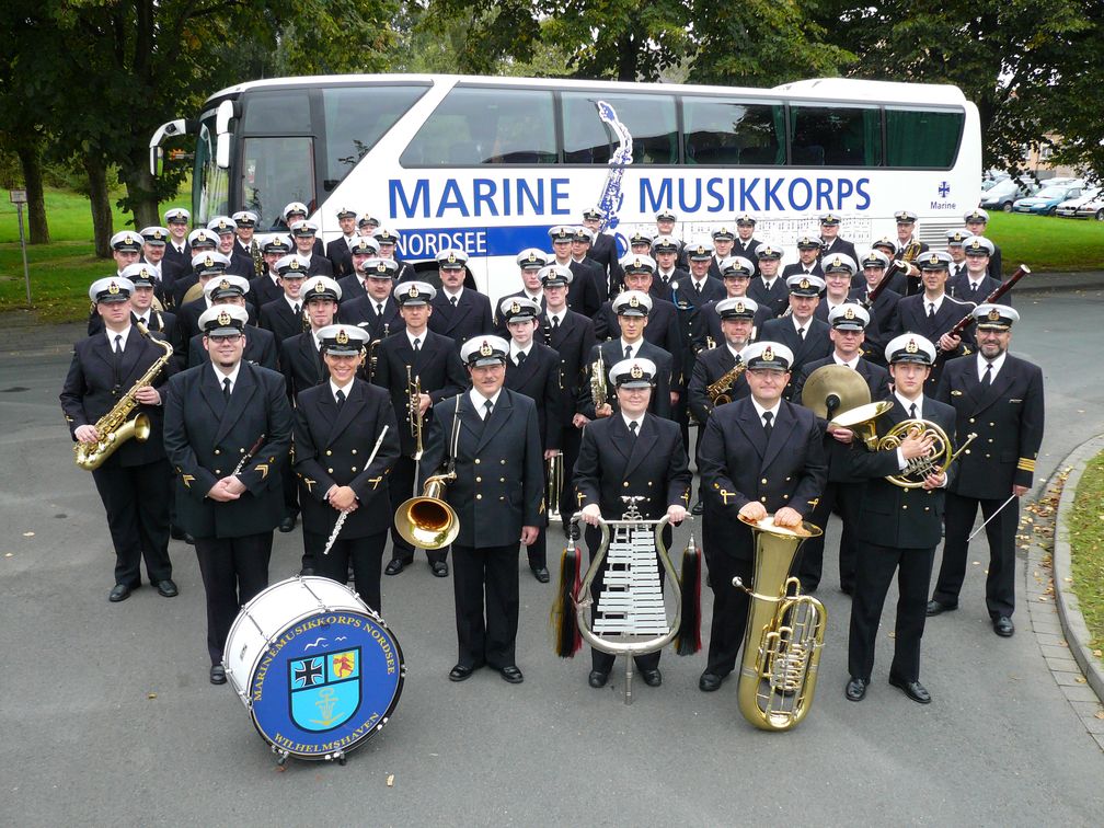 Gruppenbild Marinemusikkorps Nordsee