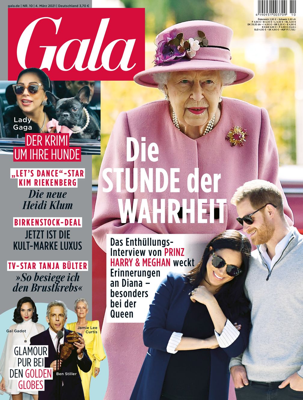 GALA Cover 10/2021 (EVT: 4. März 2021)  Bild: GALA, Gruner + Jahr Fotograf: Gruner+Jahr, Gala