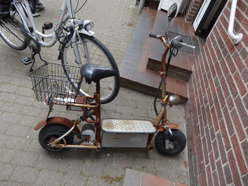 Selbstgebauter Roller mit Zahnriemen (Symbolbild)