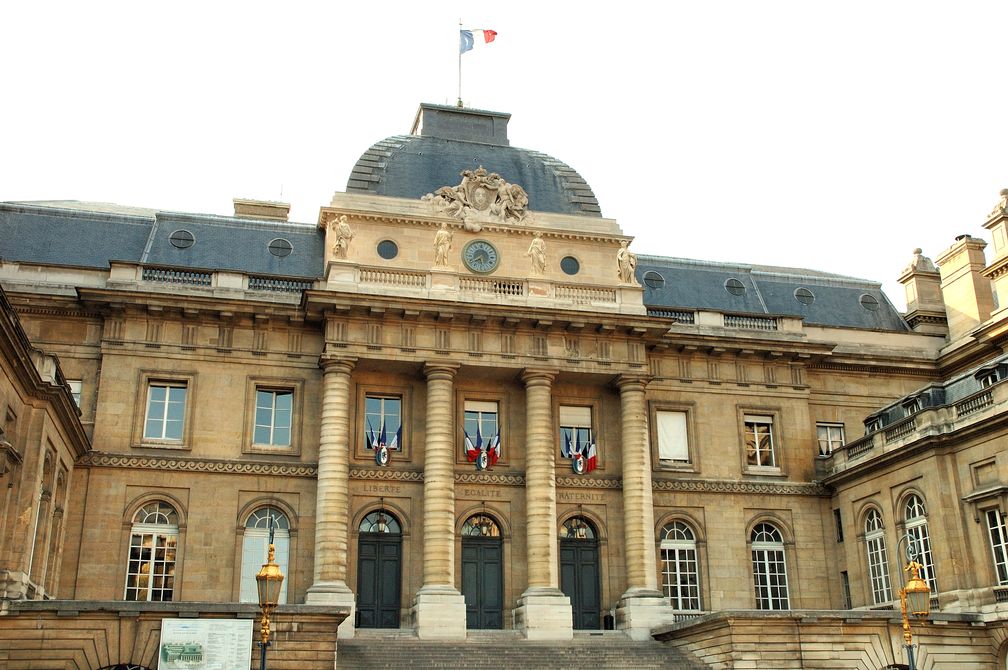Palais de Justice vom Boulevard du Palais aus gesehen