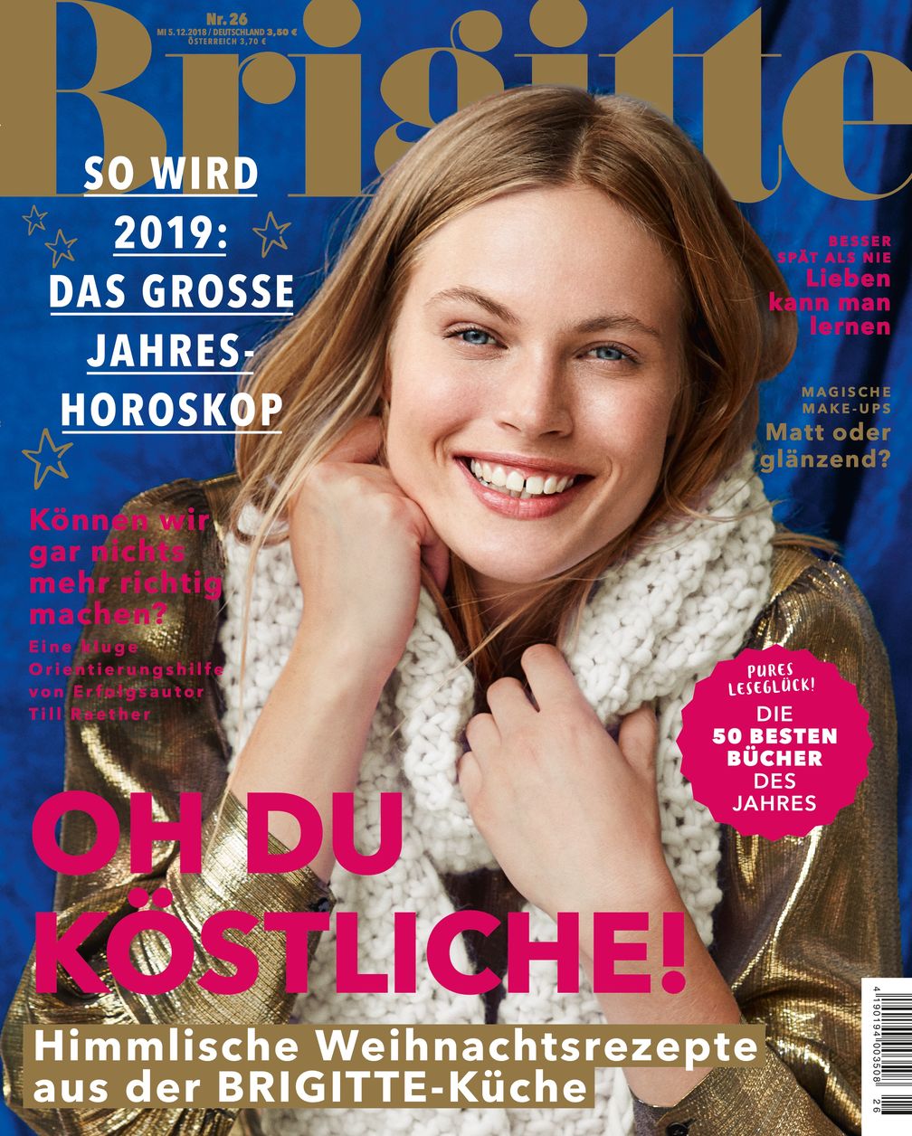 Cover BRIGITTE 26/2018 / Bild: "obs/Gruner+Jahr, BRIGITTE"