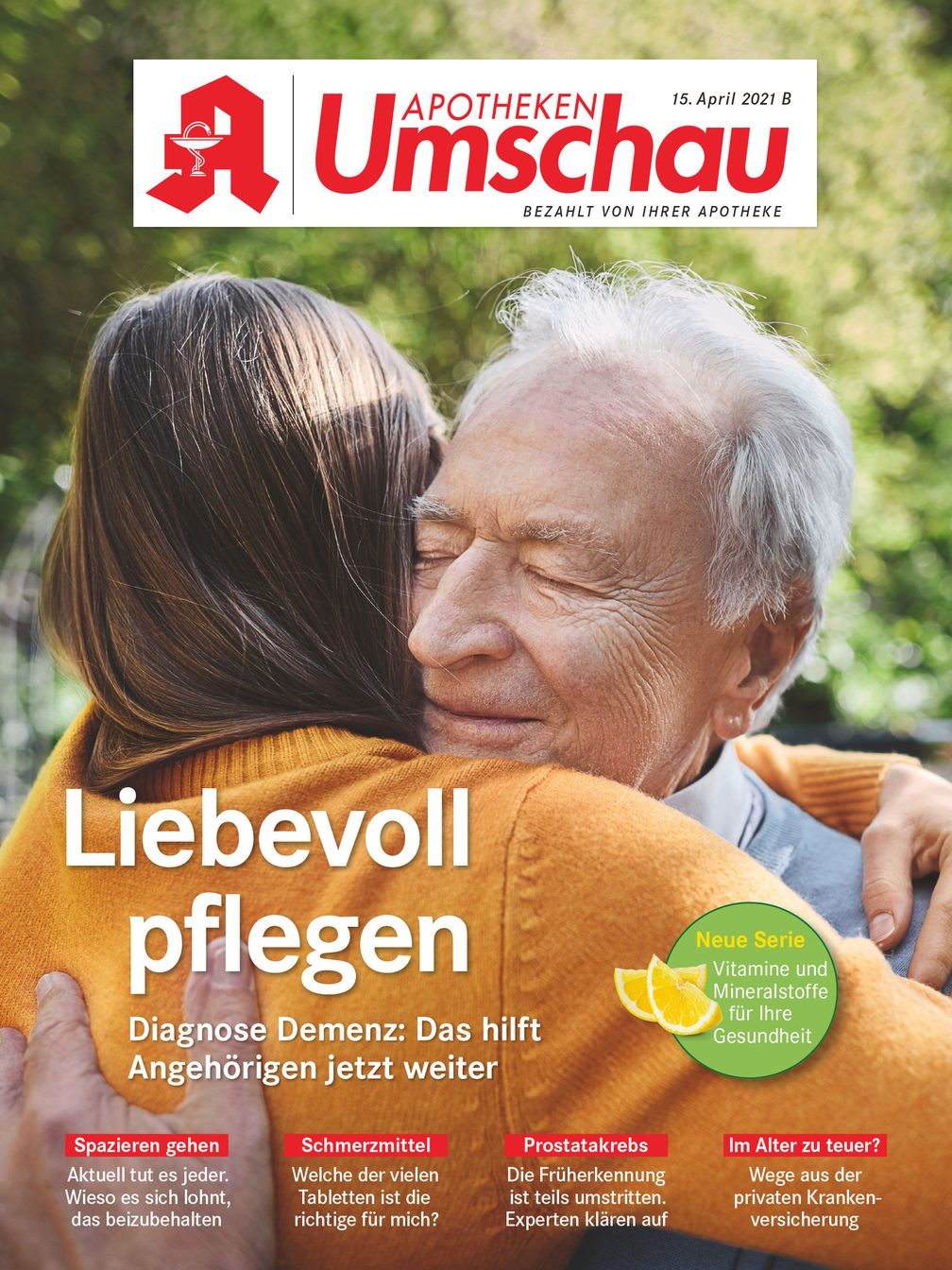 Titelbild Apotheken Umschau B April 2021 Bild: Wort & Bild Verlag Fotograf: Wort & Bild Verlag